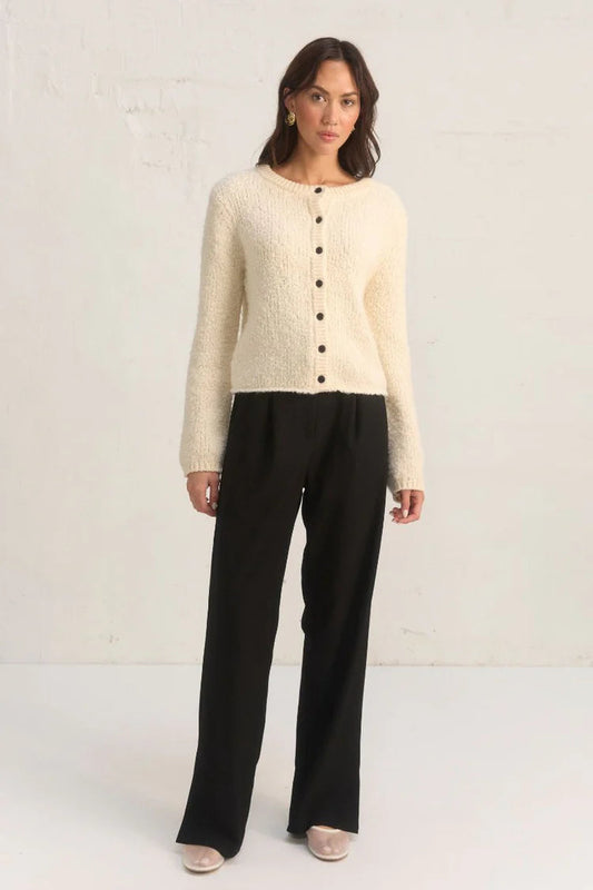 Fable Knit Cardigan - Chalk Mon Renn
