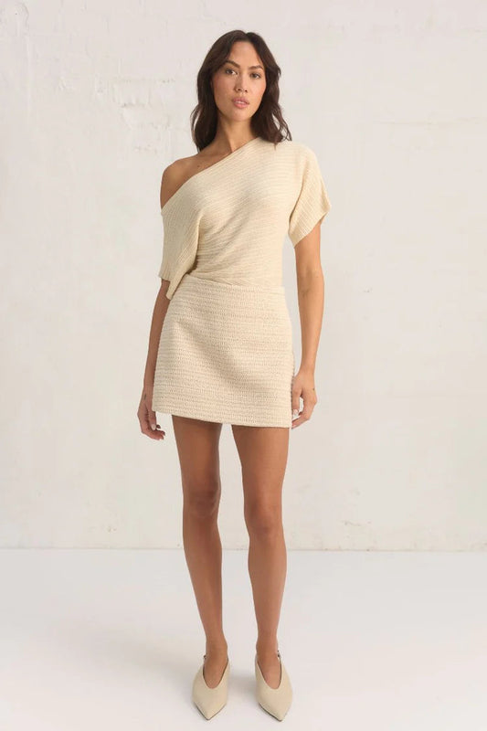 Celeste Knit Top - Cream Mon Renn