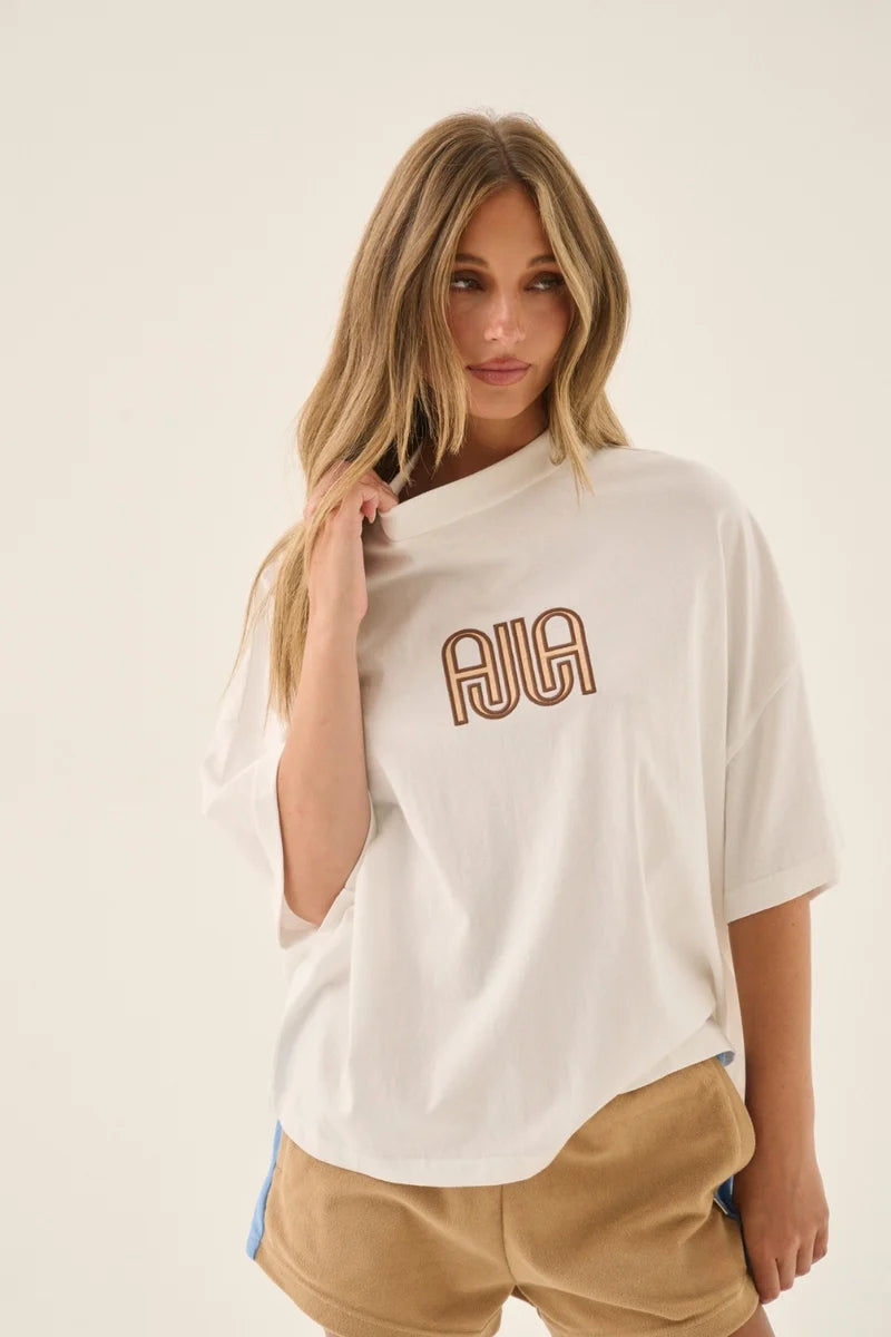 Ajja Oversized Tee Snow Araminta James