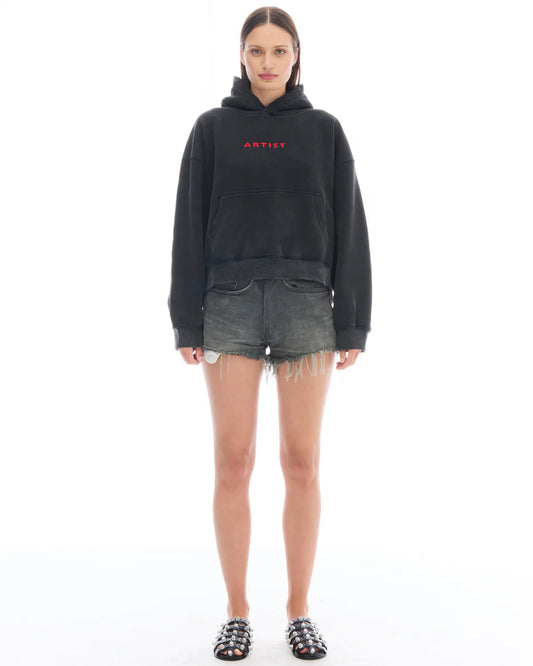 Artist Oversized Crop Hoodie The Tales