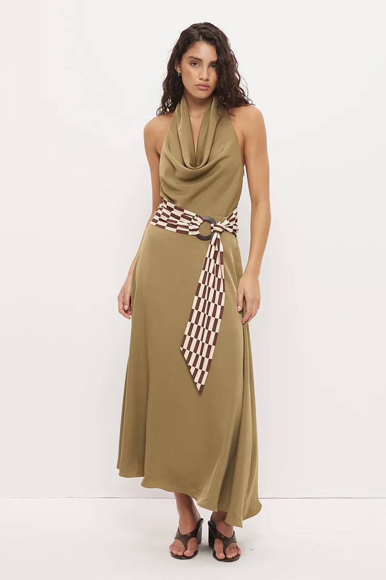 Essence Dress - Khaki Mon Renn