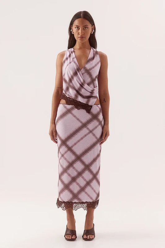 Ashti Top - Plaid Sovere