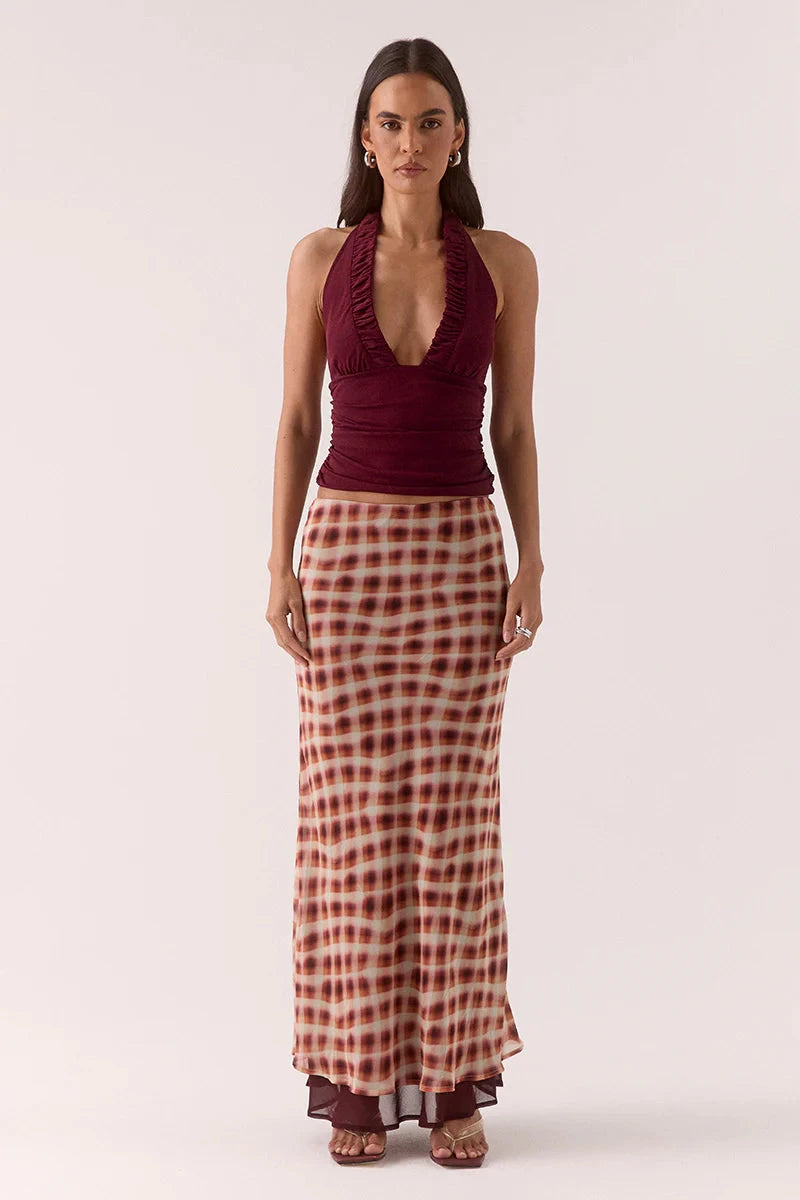 Alora Top - Plum Sovere