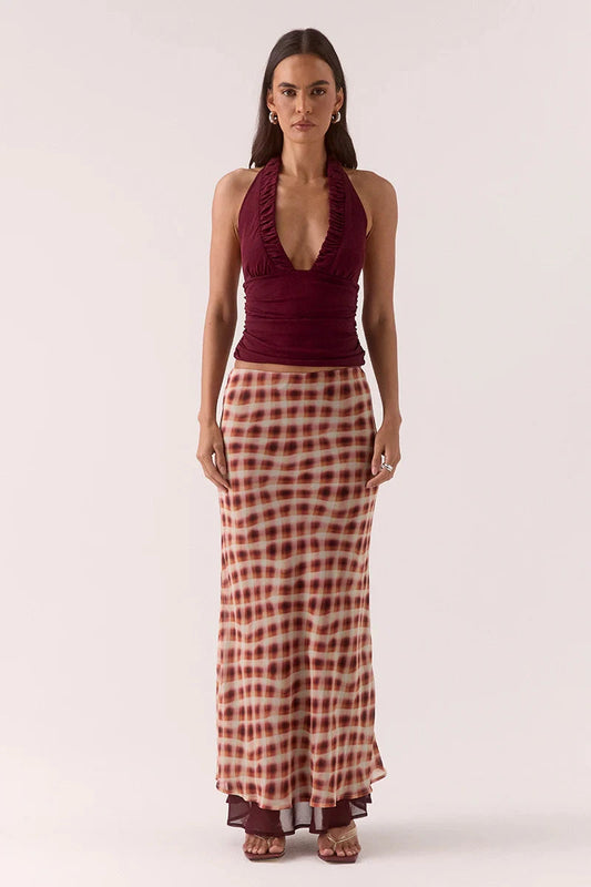 Alora Top - Plum Sovere