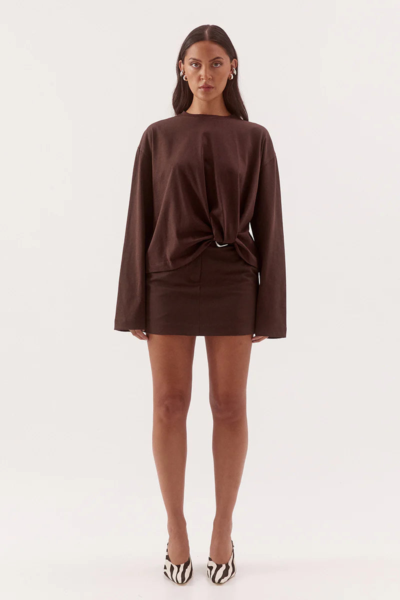 Izel Longsleeve - Espresso Sovere