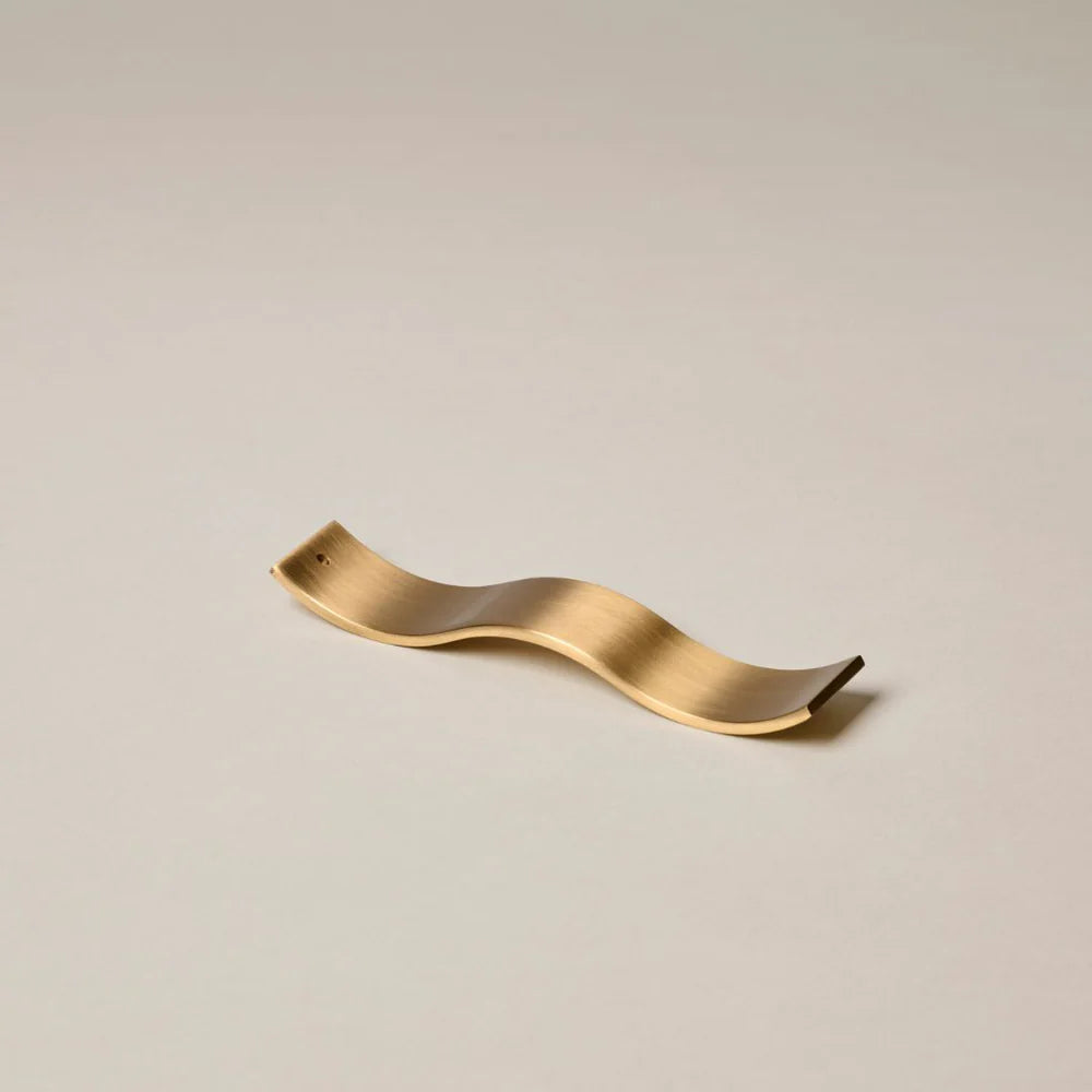 Brass Wave Incense Holder Gentle Habits