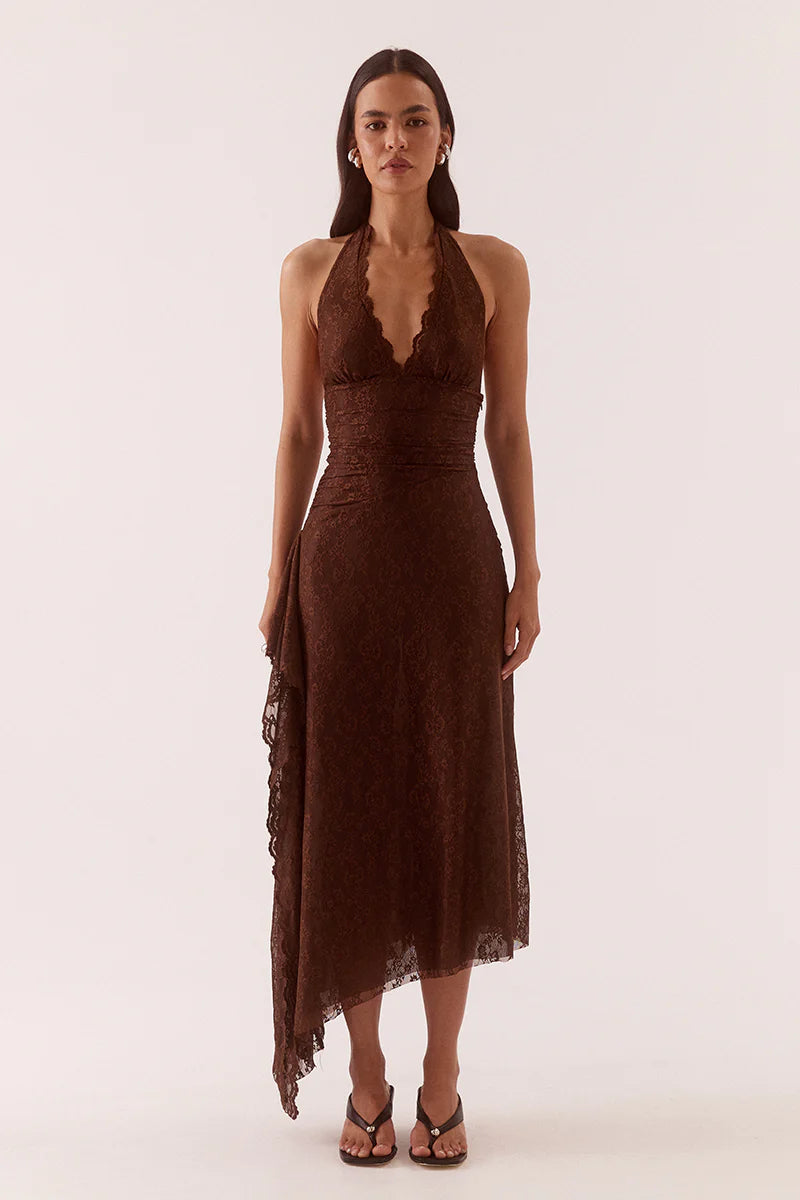 Harper Dress - Chocolate Sovere