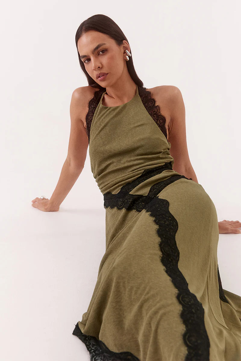 Loni Dress - Olive Sovere