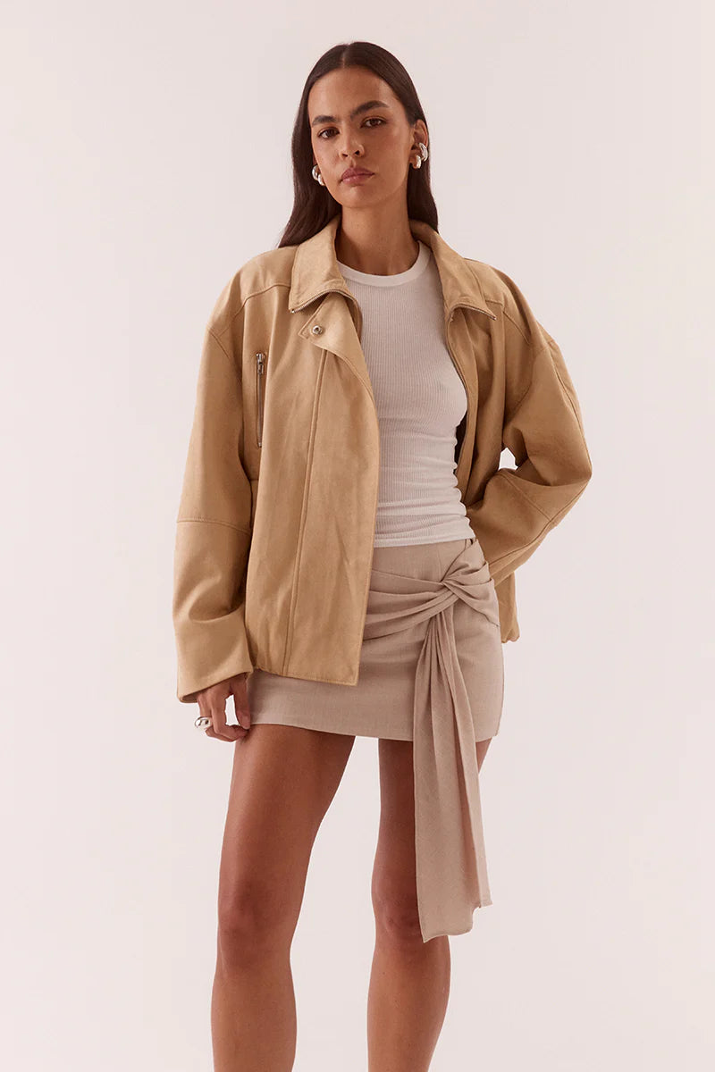 Alula Bomber Jacket - Honey Sovere