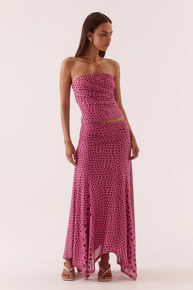 Zuri Strapless Top - Mauve Sovere