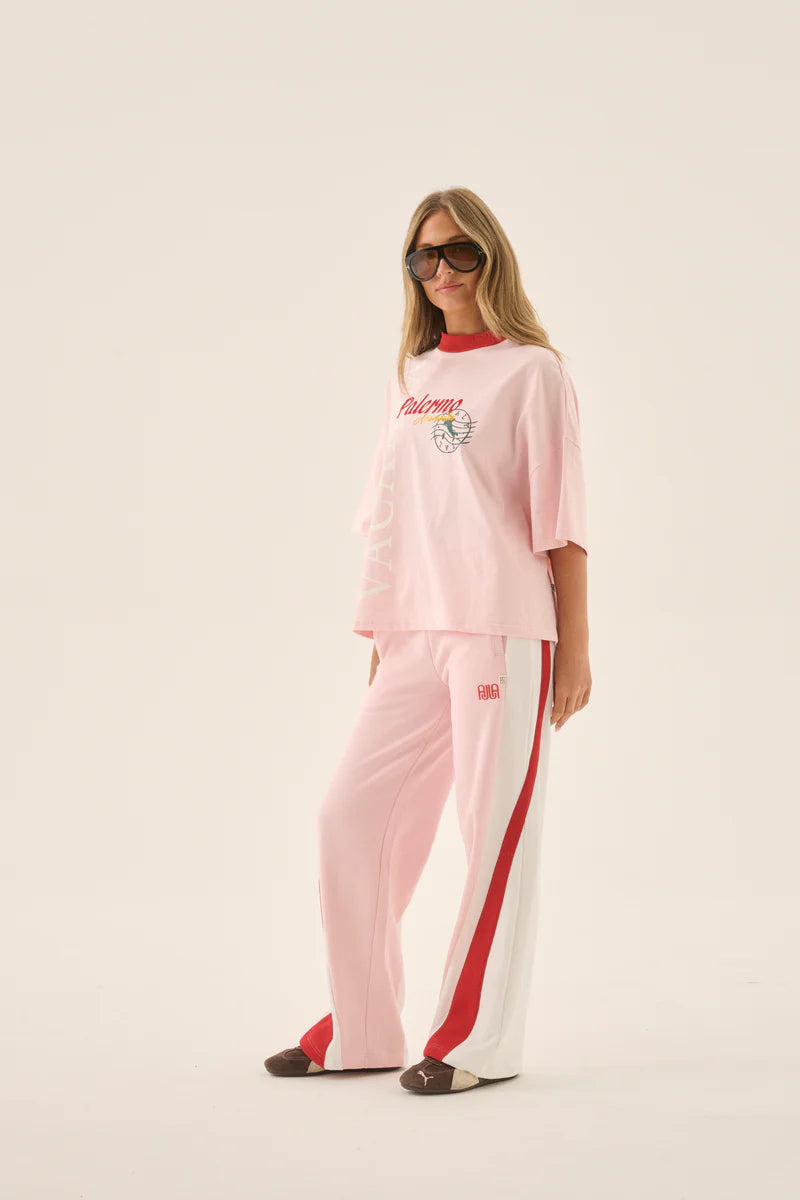 Vacanza Short Sleeve Tee - Ballet Pink Araminta James