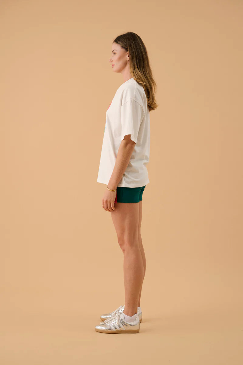 Sun Oversized Tee - Warm White Araminta James