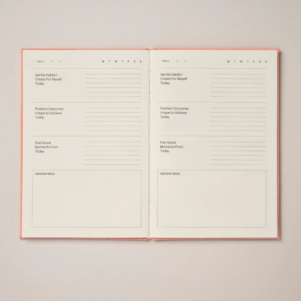 Positive Outcomes Journal - Peach Gentle Habits