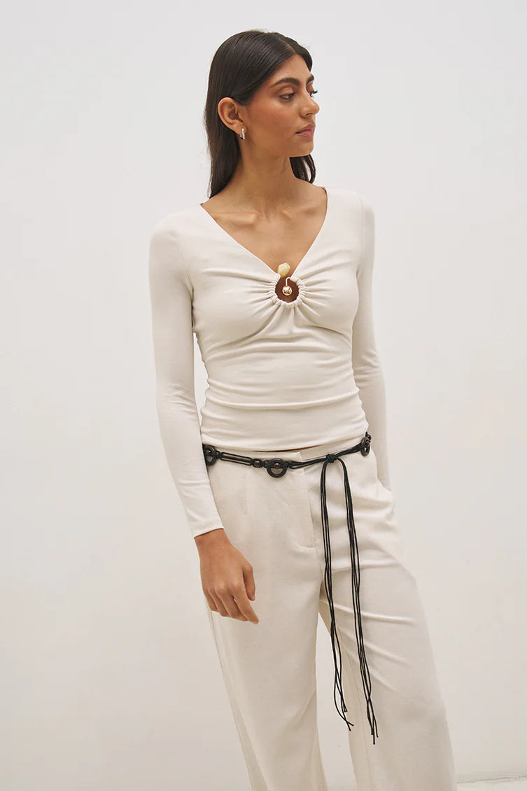 Lova Top - Cream Mon Renn