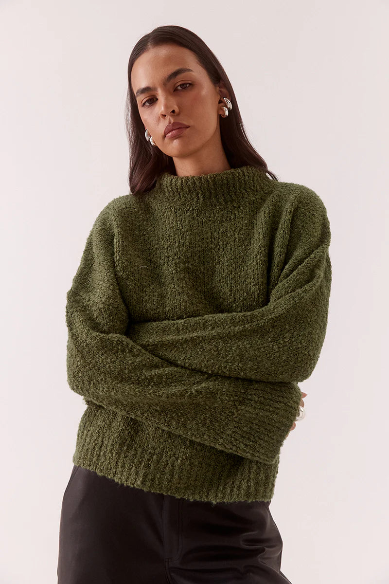 Verse Sweater - Khaki Sovere
