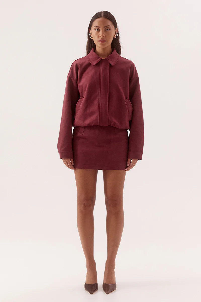 Avery Bomber - Cranberry Sovere