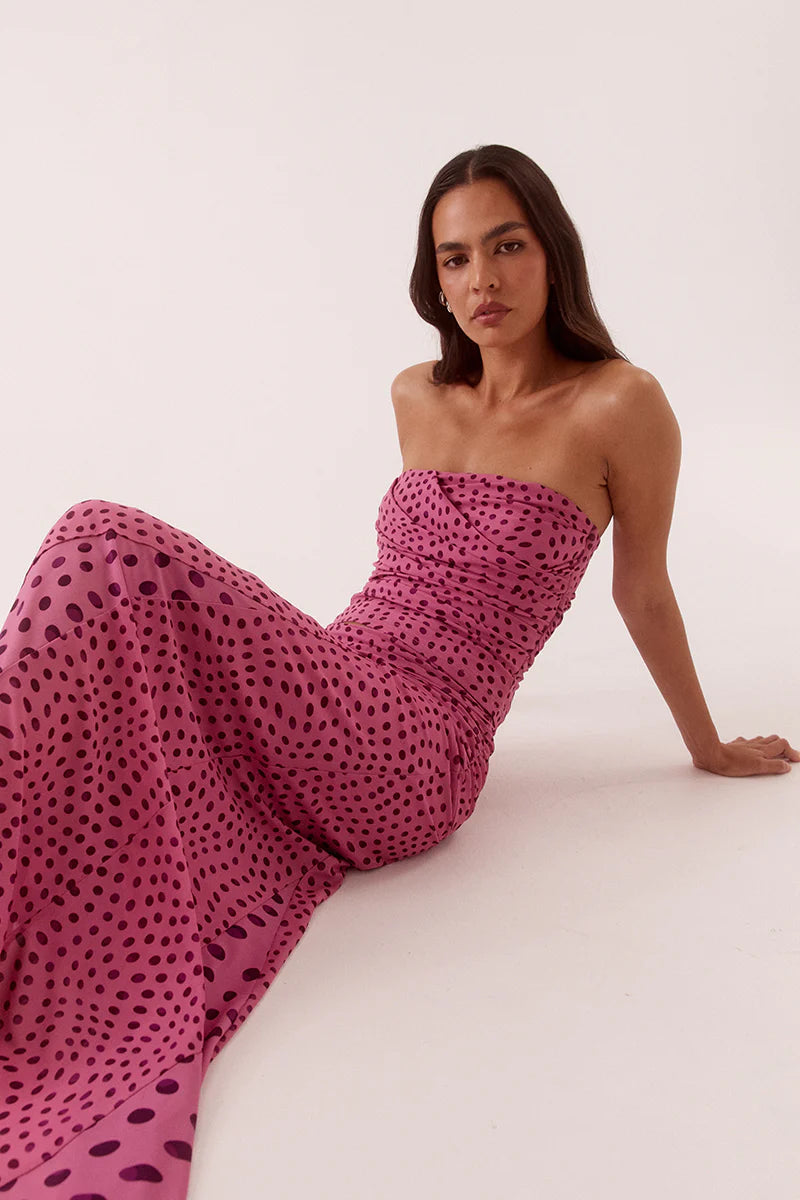 Zuri Strapless Top - Mauve Sovere