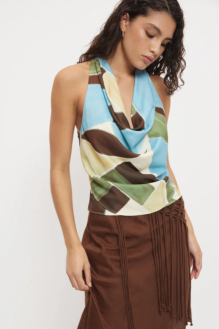 Essence Top - Abstract Painterly Mon Renn