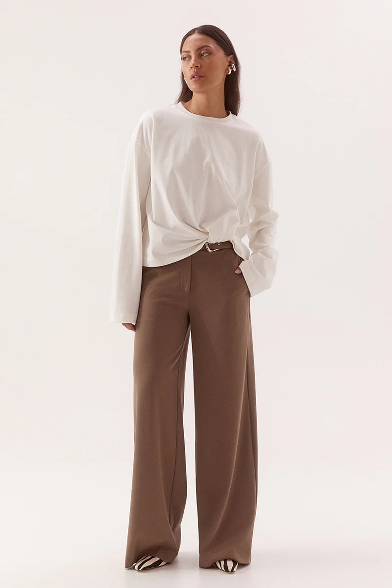 Izel Longsleeve - Chalk Sovere