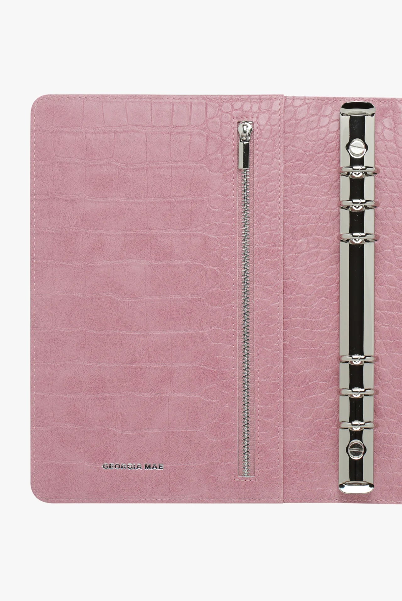 Mara A5 Planner Cover - Pink Croc Georgia Mae