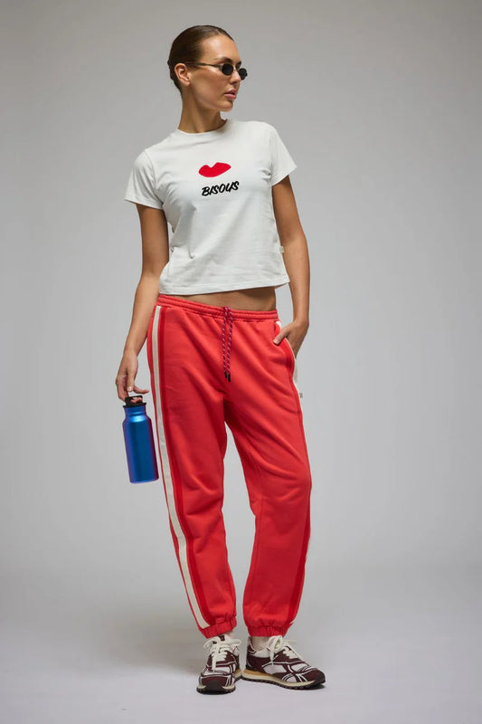 Bisous Baby Tee - Warm White Araminta James
