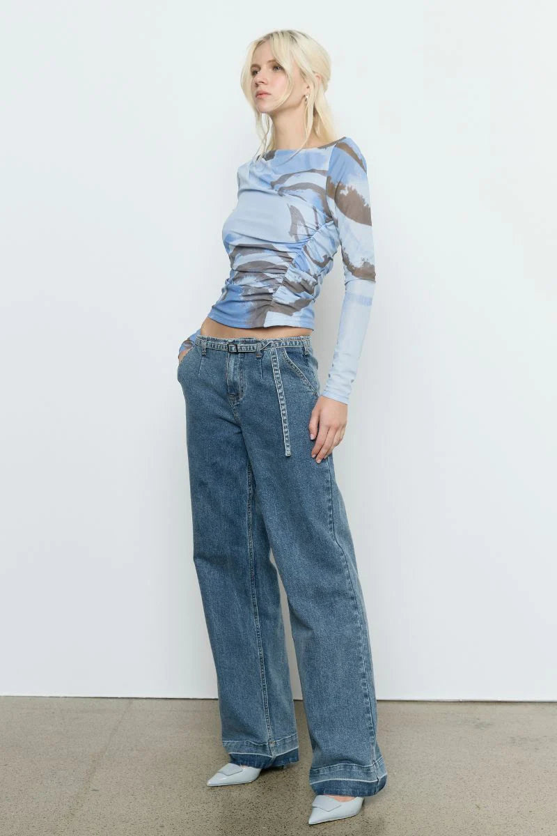 Whirl Mesh Longsleeve Top Sovere