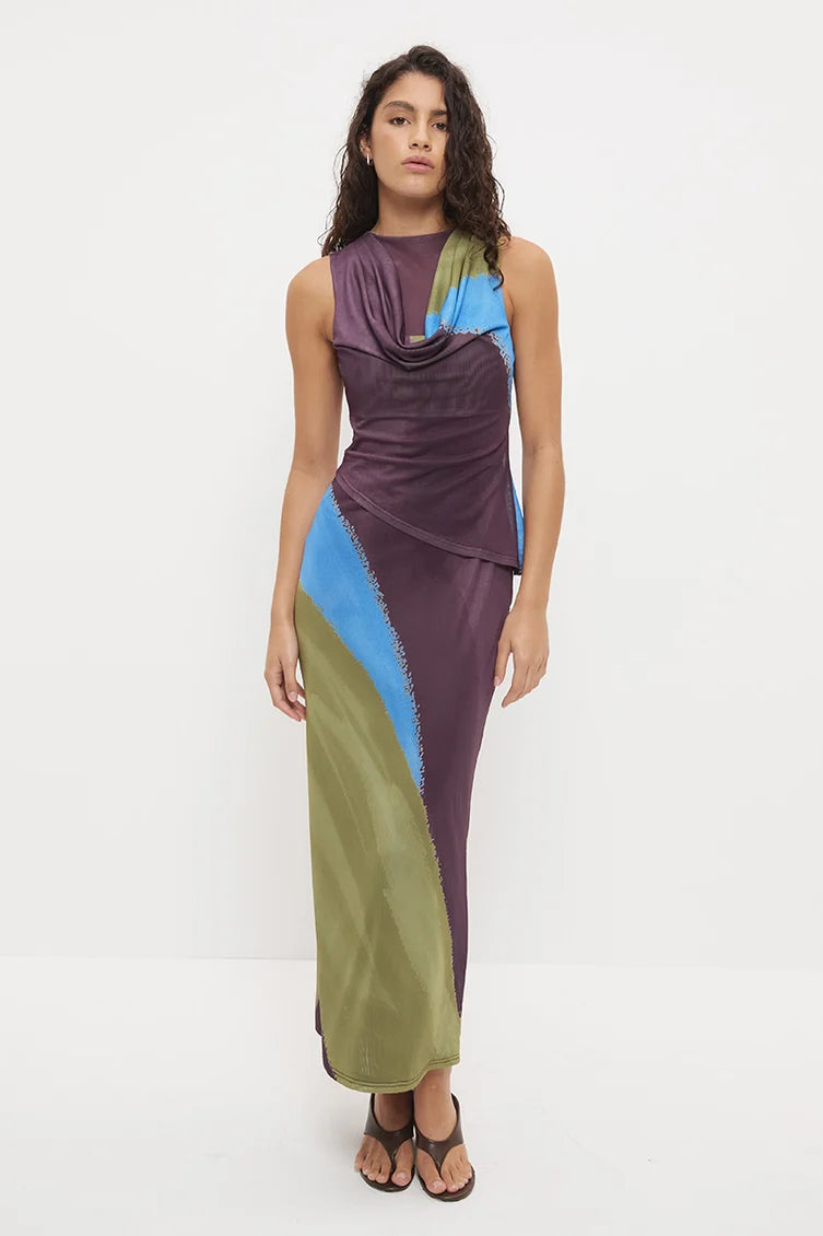 Sense Dress - Painterly Aura Mon Renn