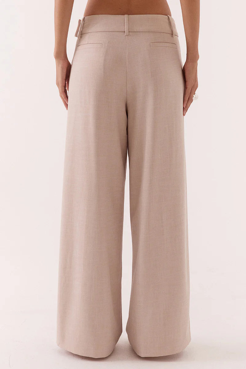 Deena Pant - Beige Sovere