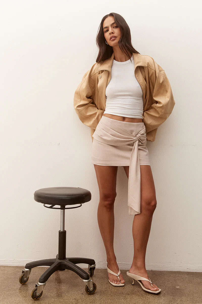 Alula Bomber Jacket - Honey Sovere