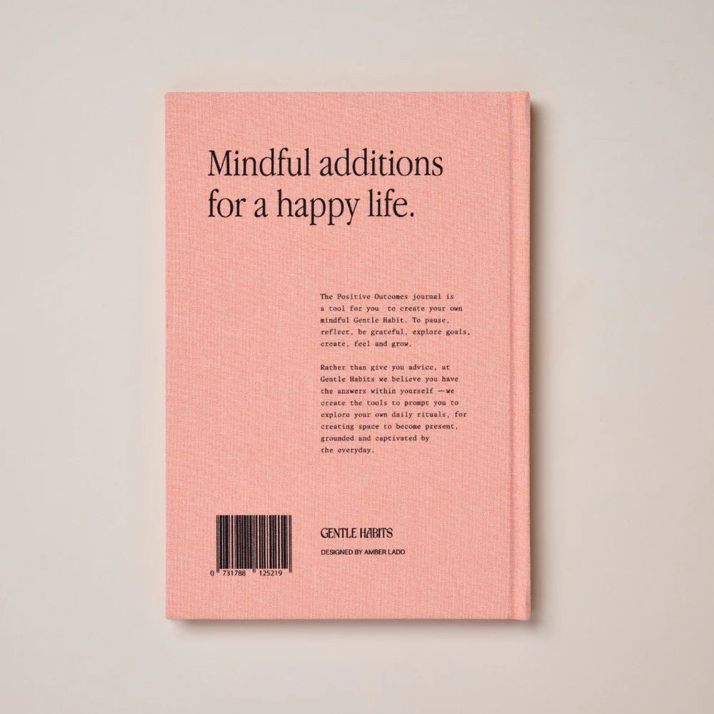 Positive Outcomes Journal - Peach Gentle Habits