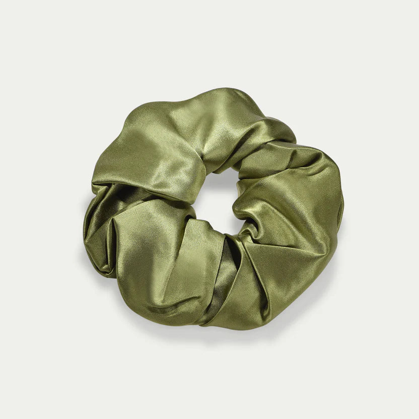 Silk Scrunchie - Matcha Kitty Paloma