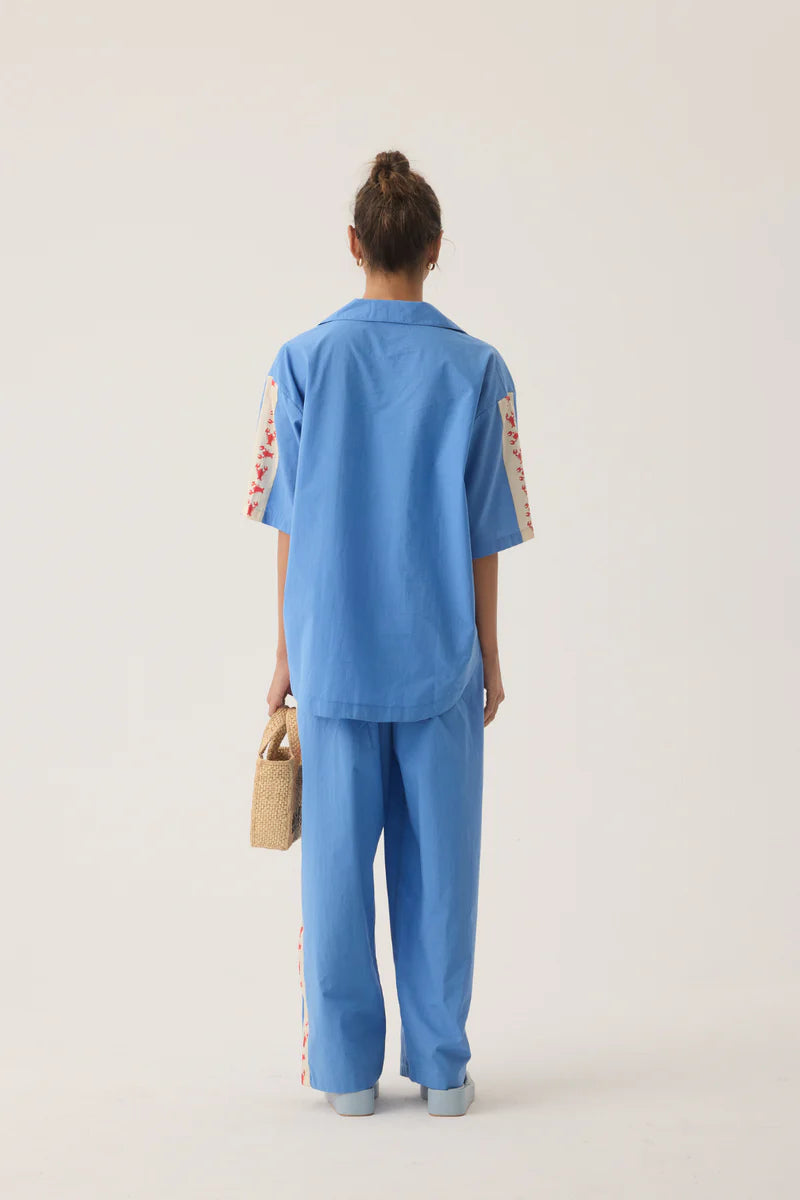 Lobster Pant - French Blue Araminta James