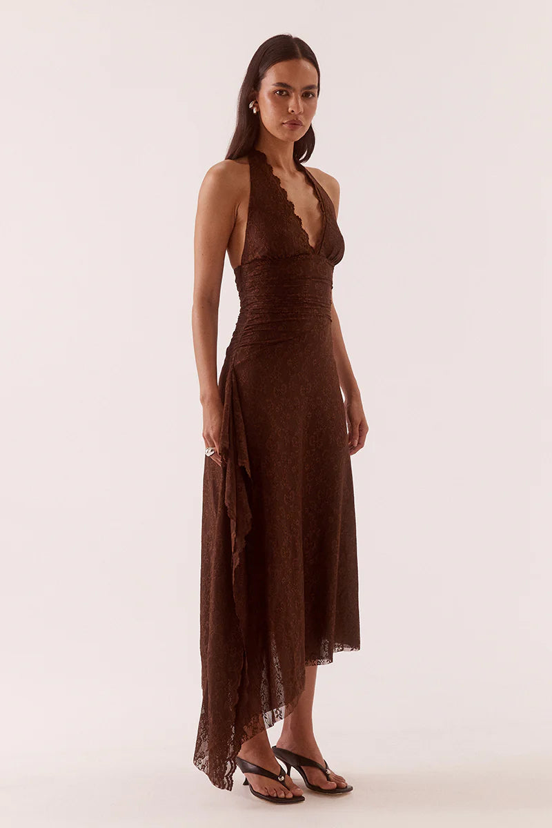 Harper Dress - Chocolate Sovere