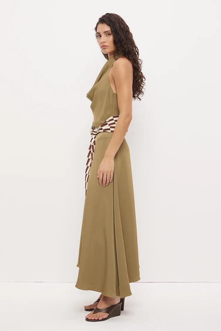 Essence Dress - Khaki Mon Renn