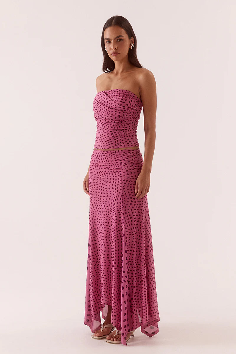 Zuri Strapless Top - Mauve Sovere