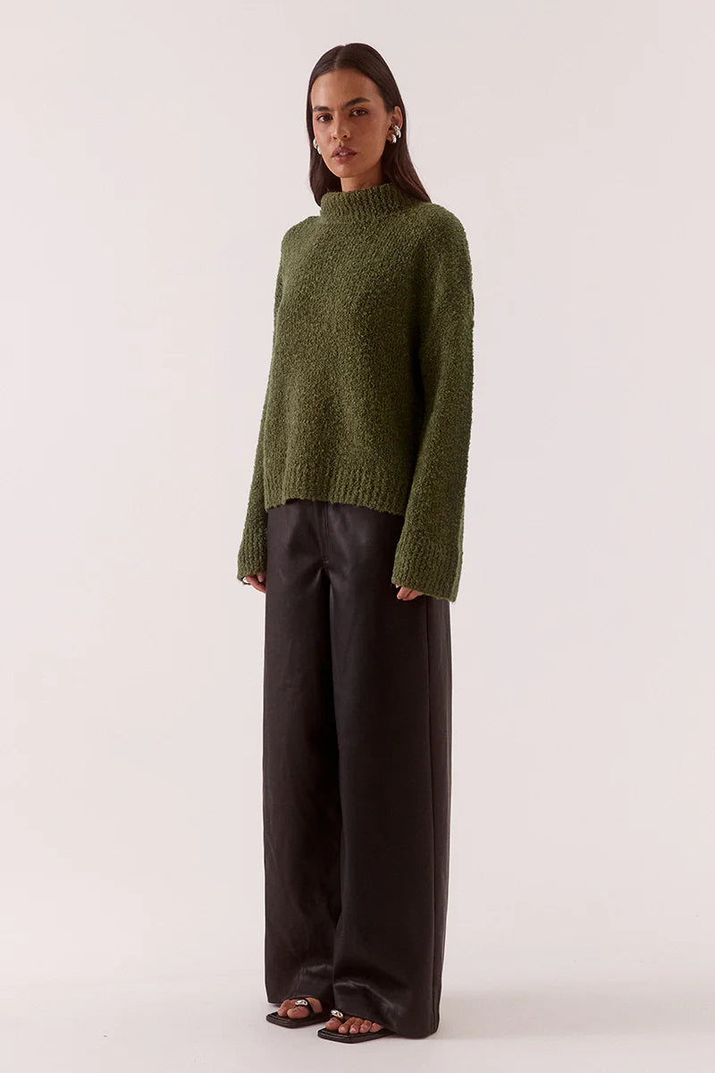 Verse Sweater - Khaki Sovere