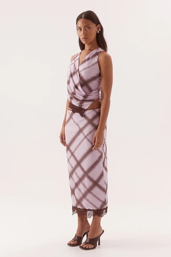 Ashti Top - Plaid Sovere