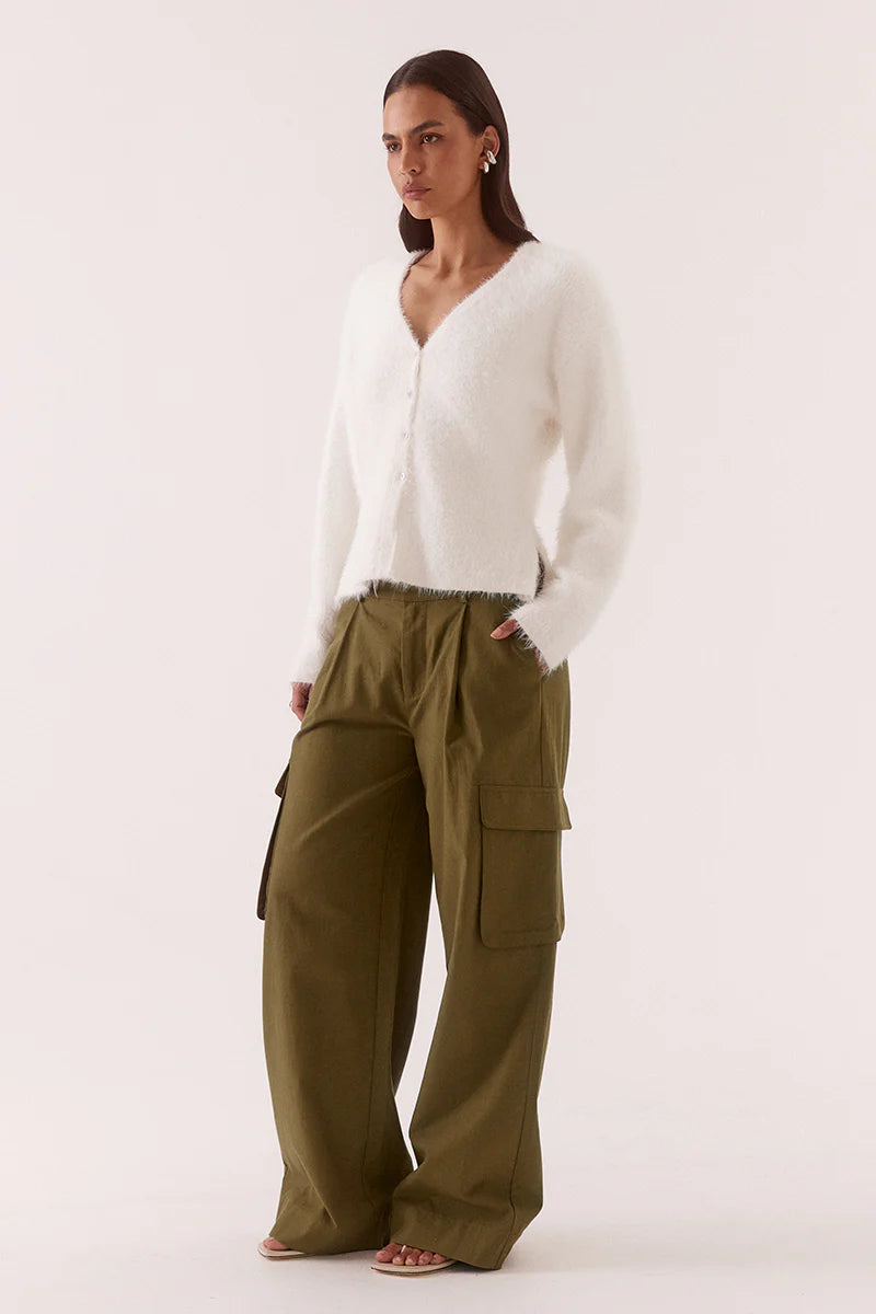 Sabine Cargo Pants - Khaki Sovere