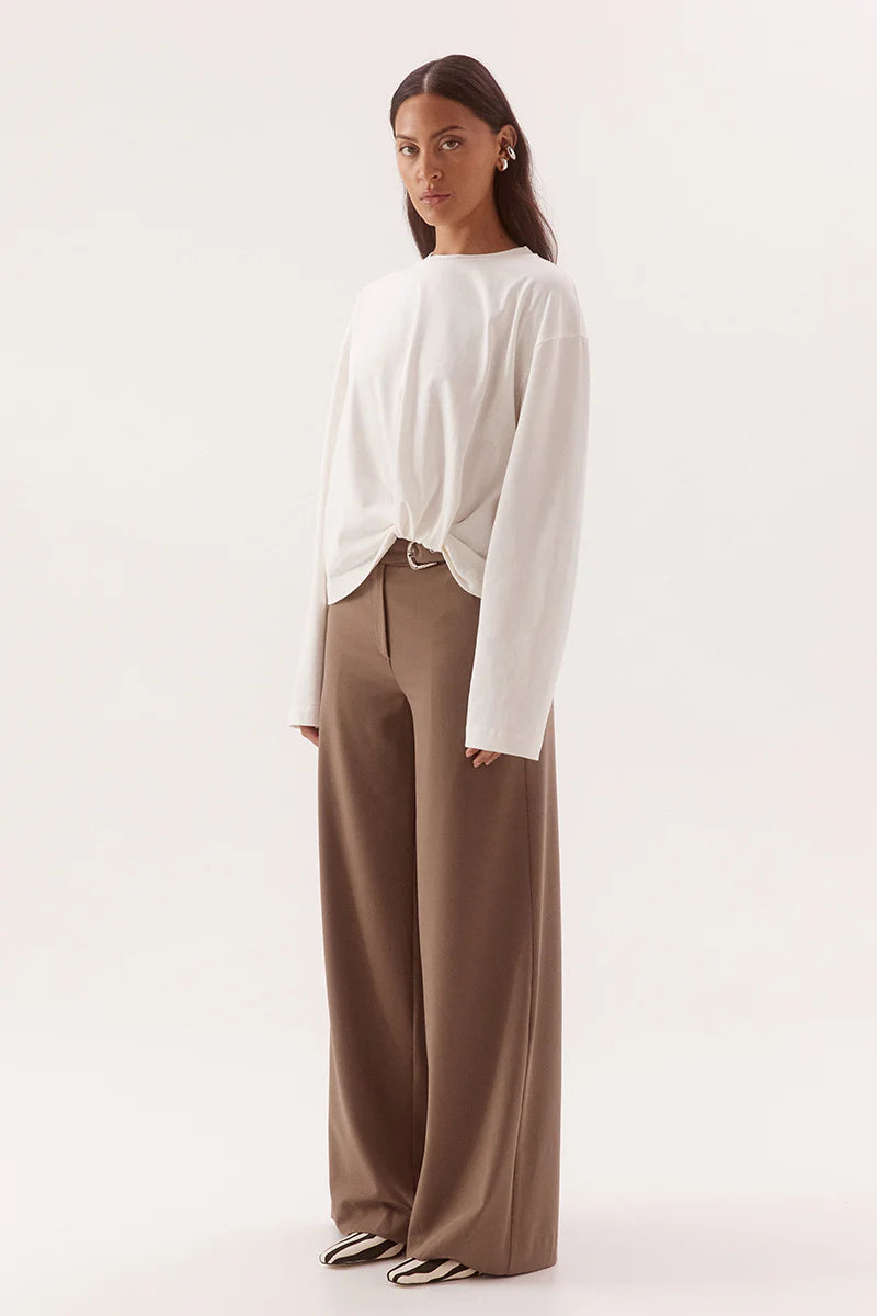 Izel Longsleeve - Chalk Sovere