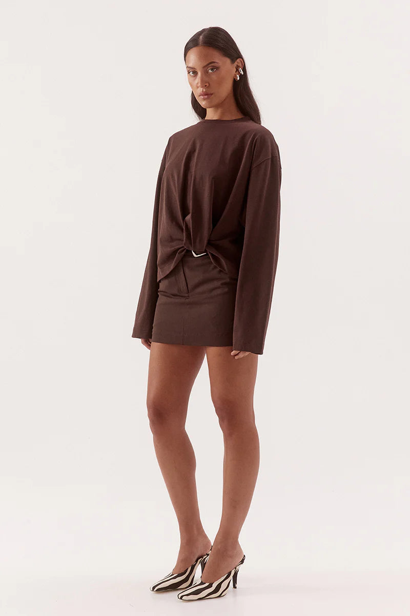 Izel Longsleeve - Espresso Sovere