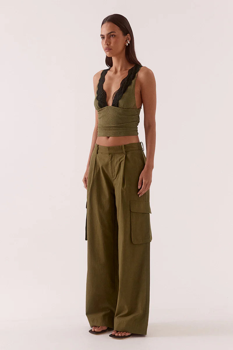 Loni Top - Olive Sovere