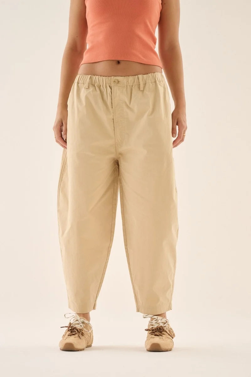 AJ Barrel Pant - Sand Araminta James