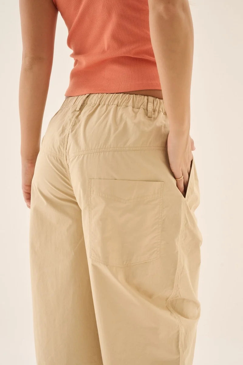 AJ Barrel Pant - Sand Araminta James