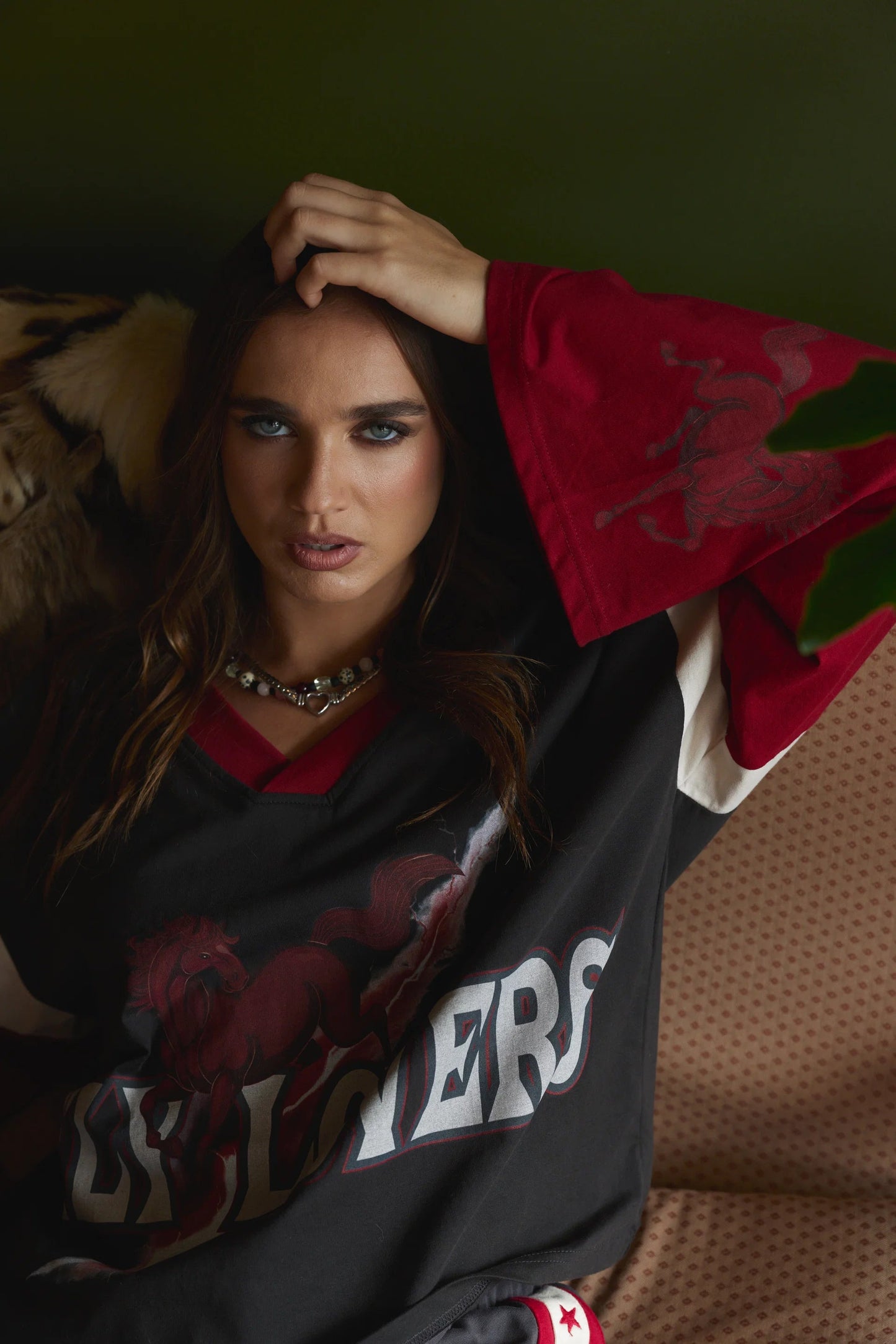 Mustang Boxy Long Sleeve Tee Only Lovers Left