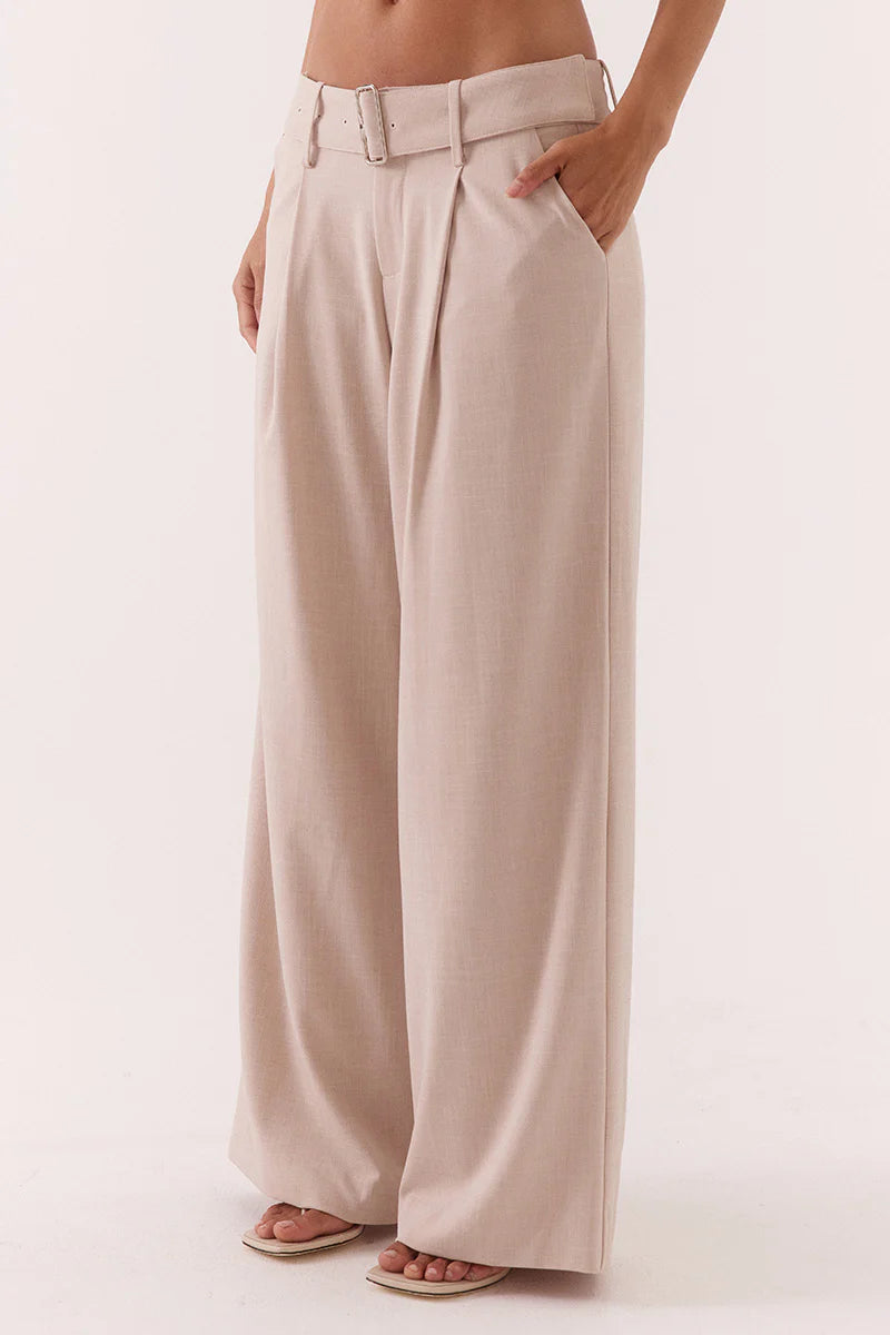 Deena Pant - Beige Sovere