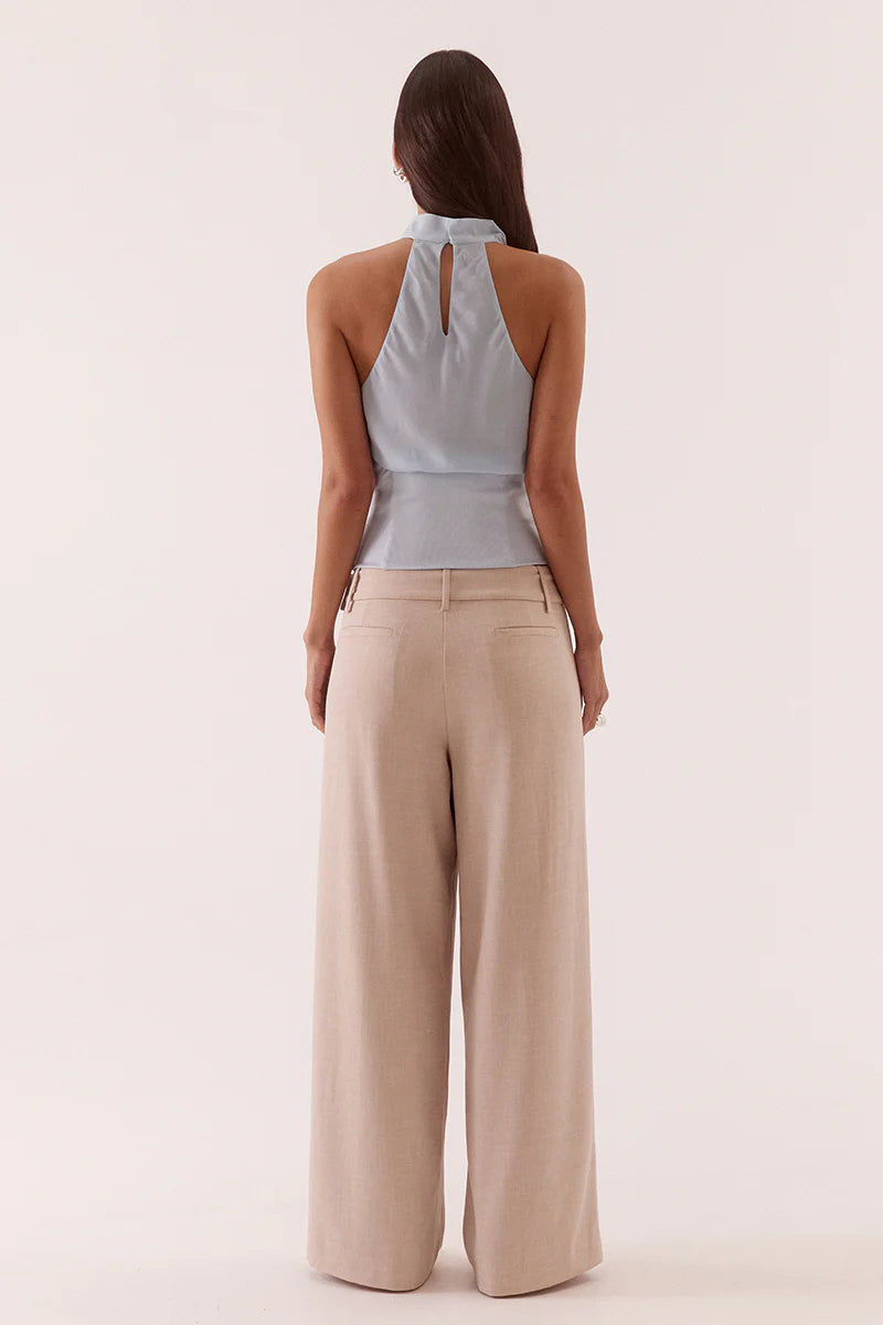 Ada Halter Top - Whisper Blue Sovere