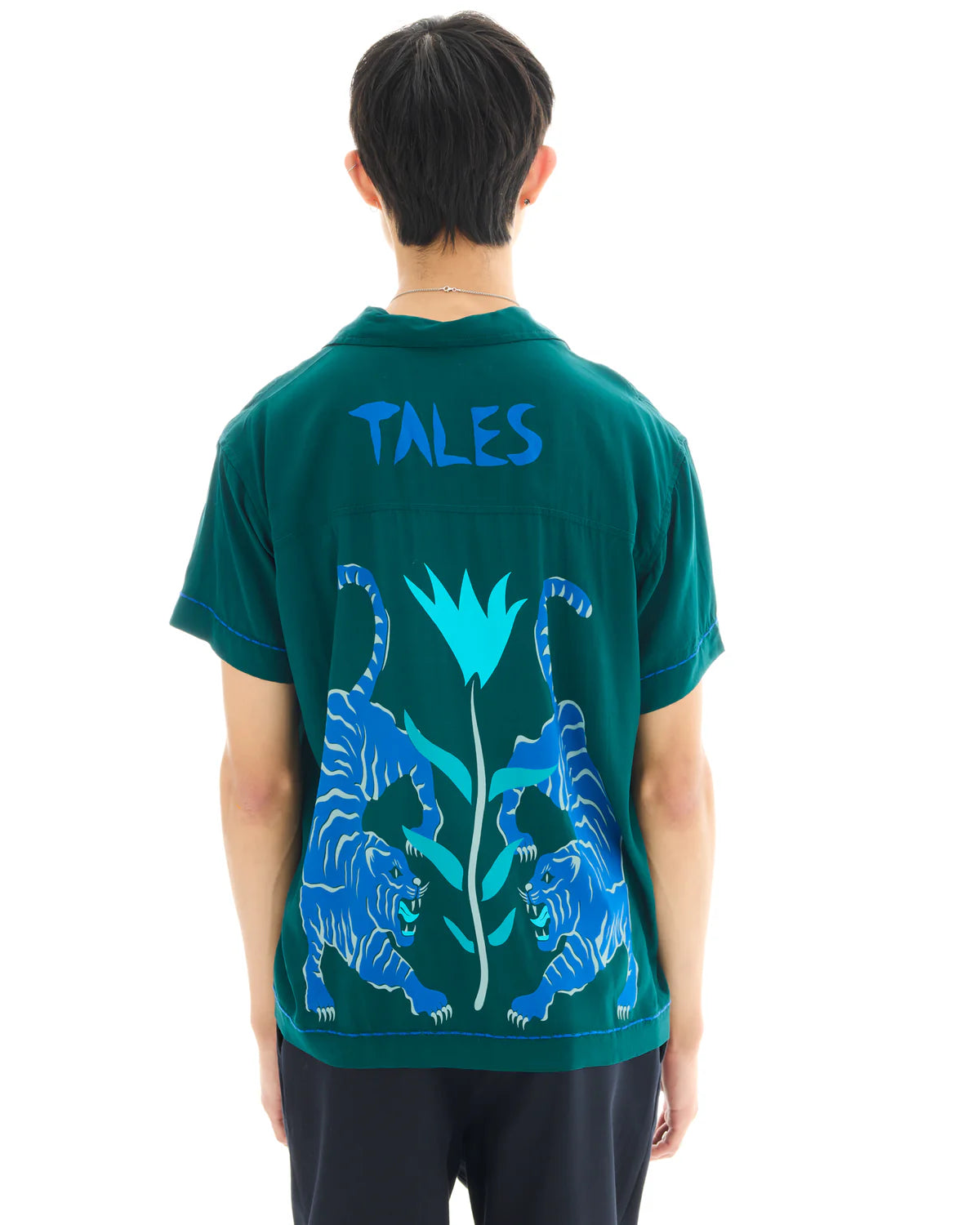 Crouching Tiger Emerald Camp Shirt The Tales