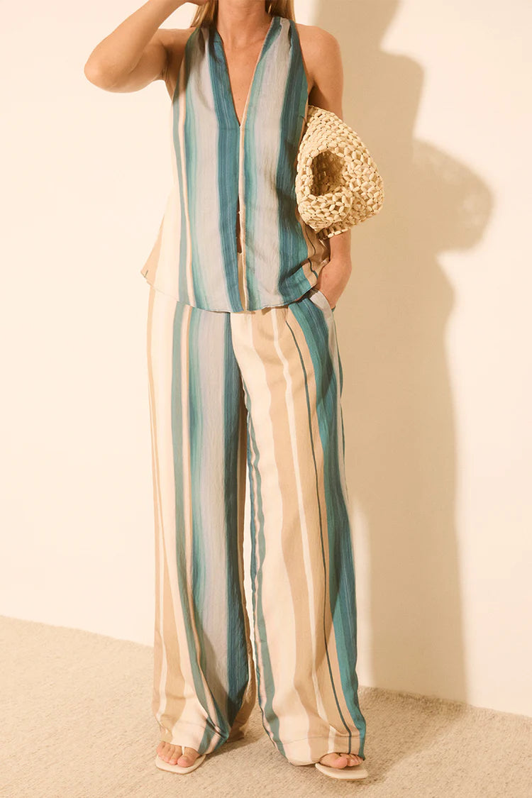 Mirage Stripe Top Mon Renn