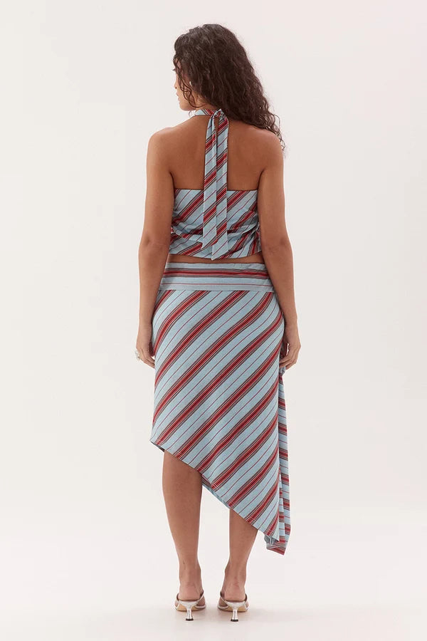 Zumi Stripe Top - Zumi Stripe Blue Sovere