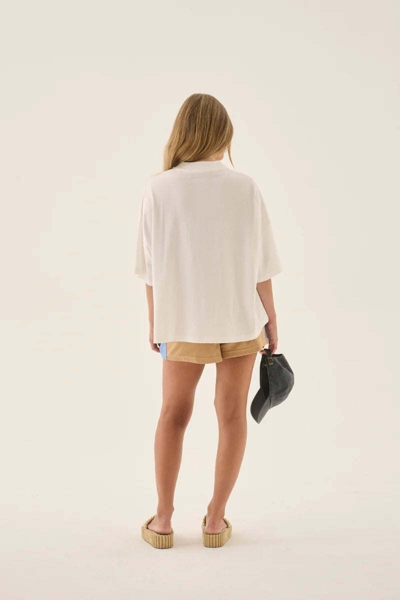 Ajja Oversized Tee Snow Araminta James